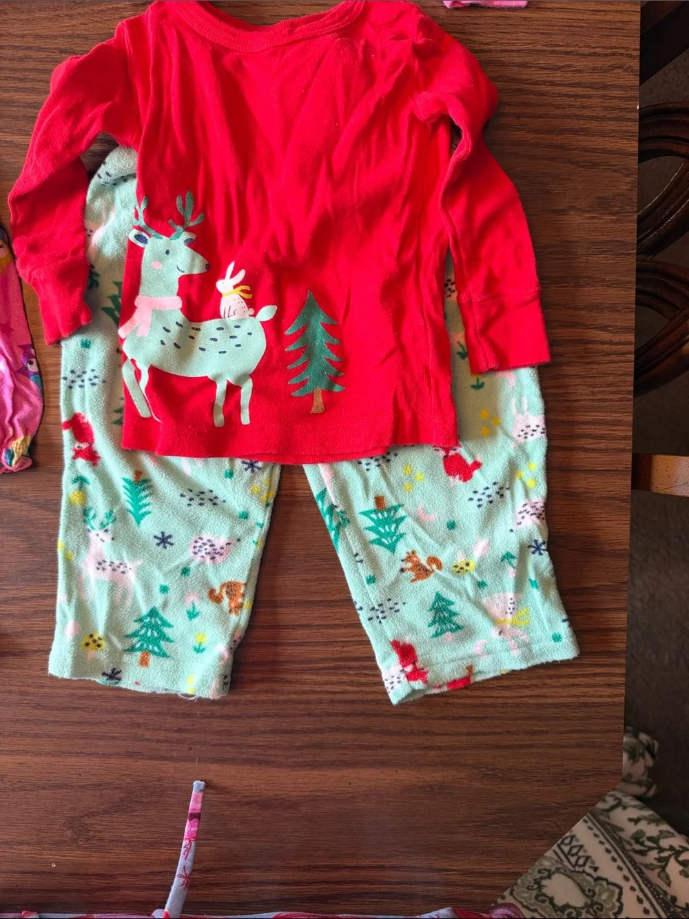 Pink Girls' baby 13m Pajama bundle